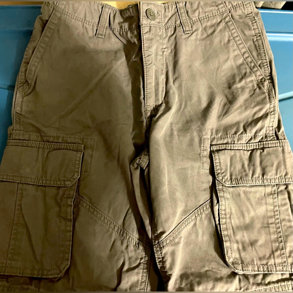GAP Kids Boy’s Cargo Shorts- Gray, Size: 10 Husky